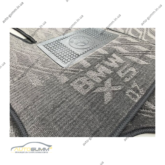 Текстильные коврики в салон BMW X5 (E70) 2007- (V) серые AVTO-Tex