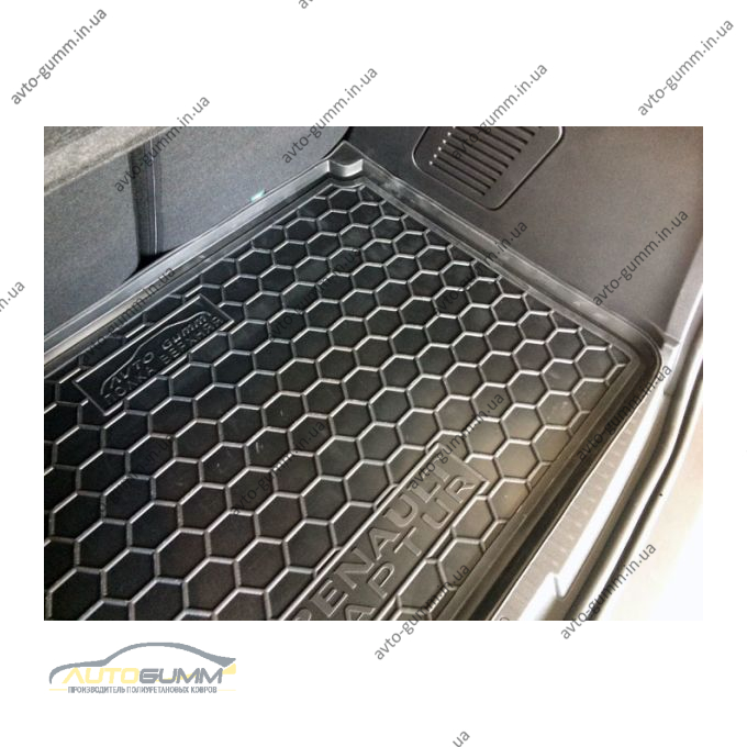 Автомобільний килимок в багажник Renault Captur 2015- Верхня поличка (Avto-Gumm)
