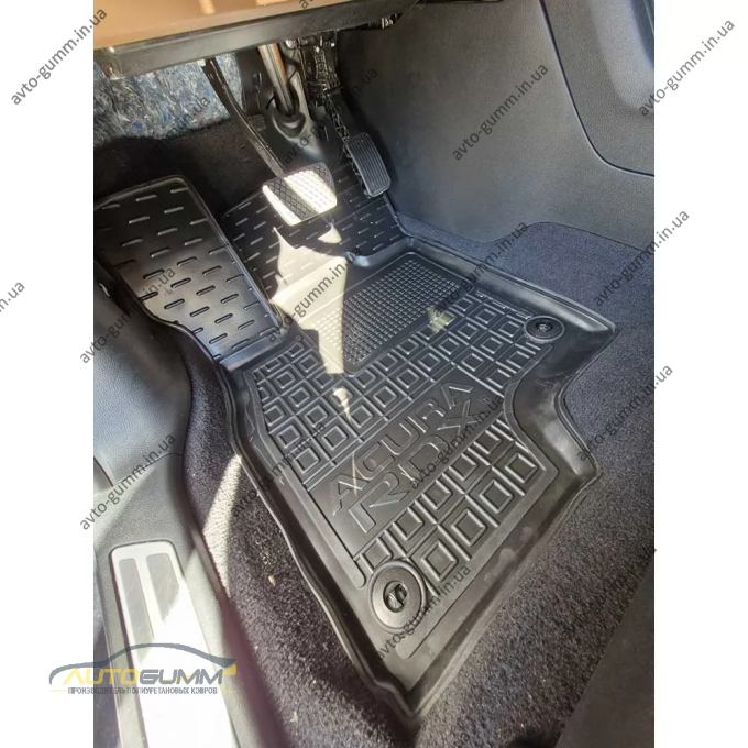 Килимки в салон Acura RDX 2018- гумові, чорні (AVTO-Gumm)