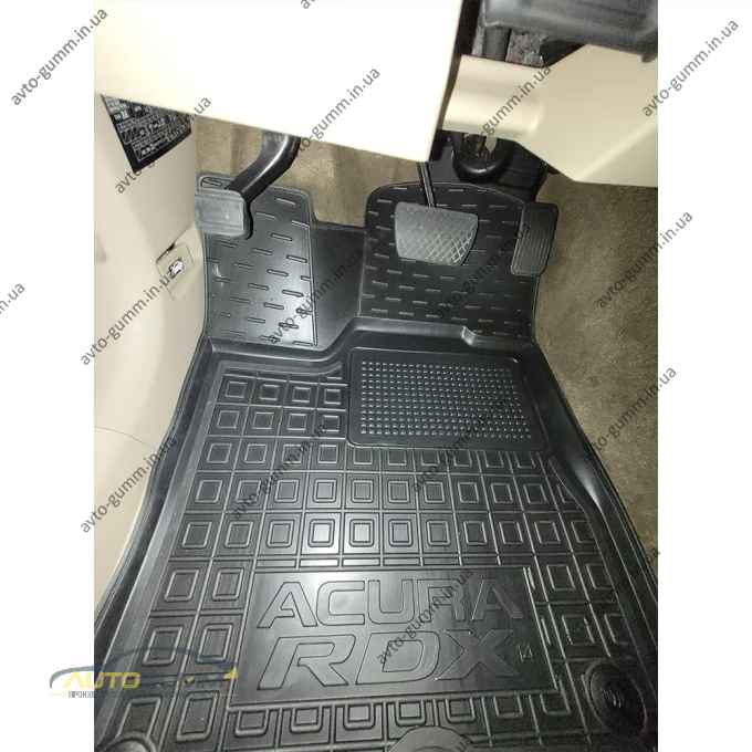 Килимки в салон Acura RDX 2014-2017 гумові, чорні (AVTO-Gumm)
