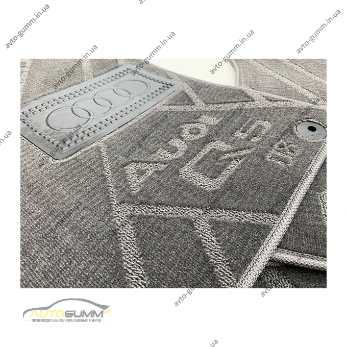 Текстильные коврики в салон Audi Q5 2009- (X) серые AVTO-Tex