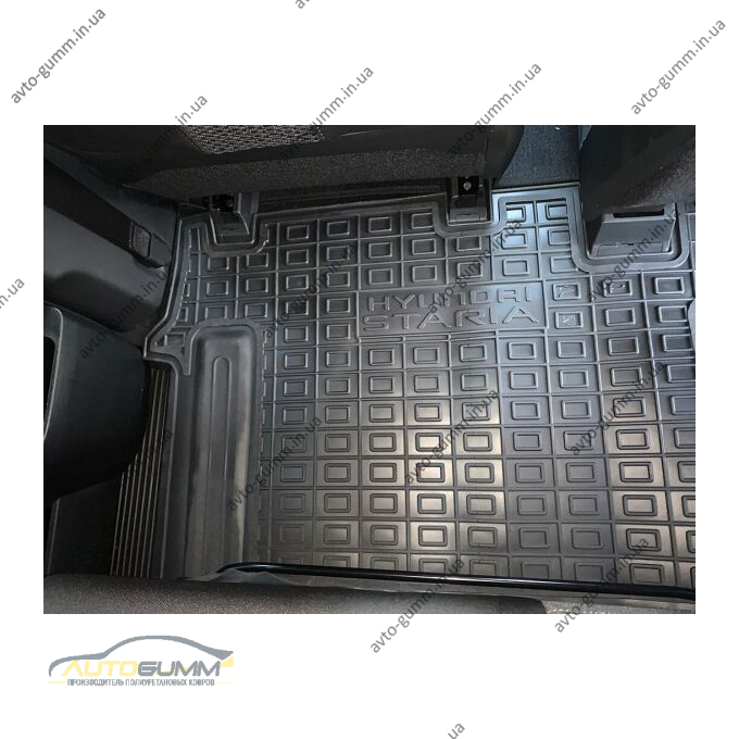 Автомобильные коврики в салон Hyundai Staria 2021- 2-й ряд 9 мест (Avto-Gumm)