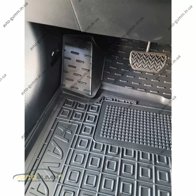 Килимки в салон Haval M6 2023- гумові, чорні (AVTO-Gumm)