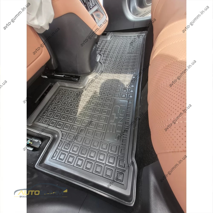 Килимки в салон BYD Song L EV 2023- гумові, чорні (AVTO-Gumm)