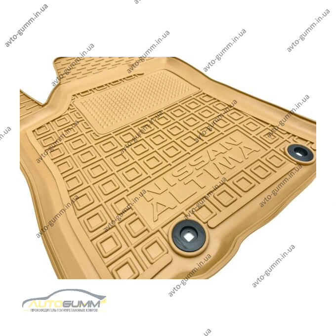 Автомобильные коврики в салон Nissan Altima 2012-2018 бежевые (AVTO-Gumm)