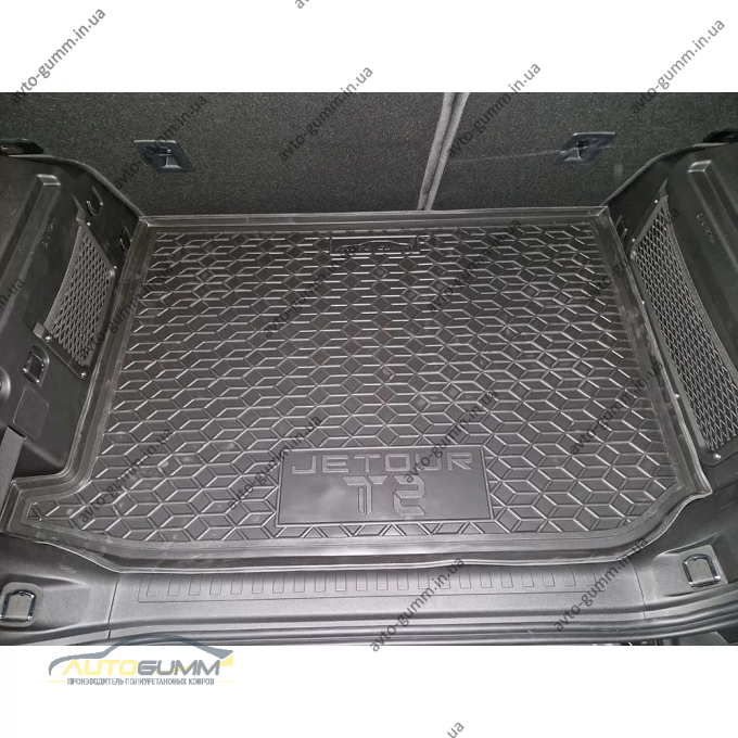 Килимок в багажник Jetour T2 2024- гумовий, чорний (AVTO-Gumm)