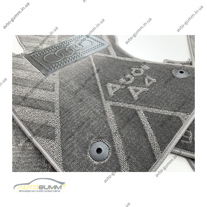 Текстильные коврики в салон Audi A4 (B5) 1994-2000 (X) серые AVTO-Tex