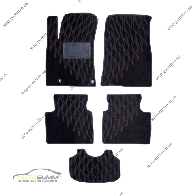 Текстильные коврики в салон Toyota Camry VX55 2011-2014 USA (V) AVTO-Tex