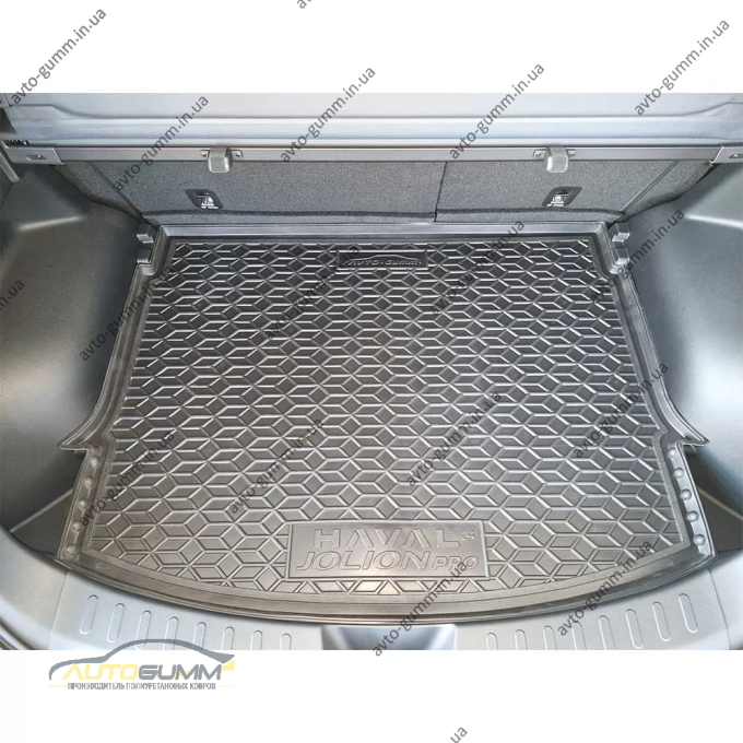 Килимок в багажник Haval Jolion Pro 2024- гумовий, чорний (AVTO-Gumm)