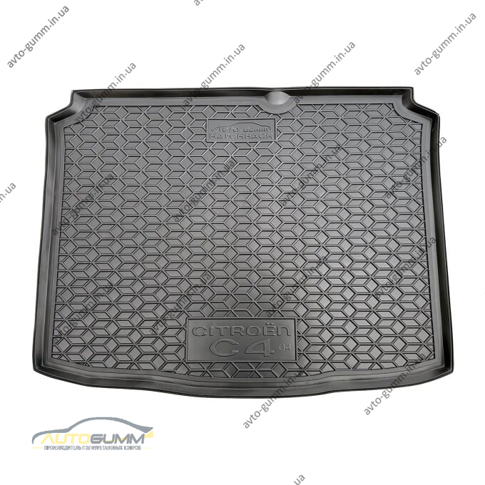 Автомобільний килимок в багажник Citroen C4 2004-2010 (AVTO-Gumm)