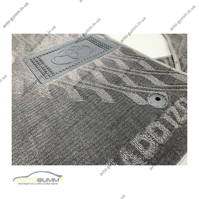 Текстильные коврики в салон Toyota Land Cruiser Prado 2002- (V) серые AVTO-Tex