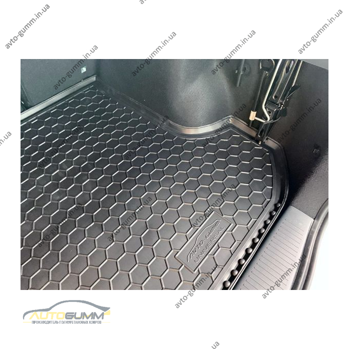 Автомобильный коврик в багажник Renault Logan 2013- MCV (Avto-Gumm)