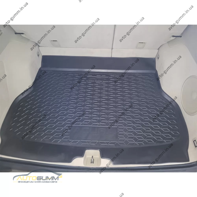 Коврик в багажник Acura RDX 2014-2017 резиновый, чёрный (AVTO-Gumm)