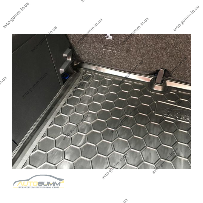 Автомобильный коврик в багажник Skoda Fabia 3 2015- Universal (Avto-Gumm)