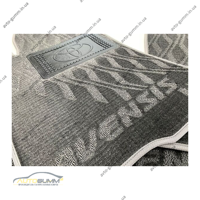 Текстильные коврики в салон Toyota Avensis 2003-2009 (V) серые AVTO-Tex