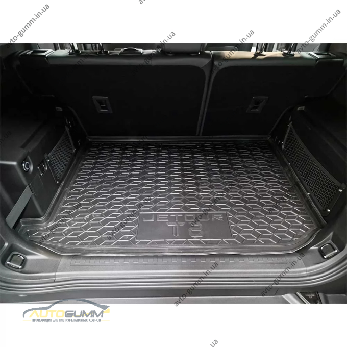 Килимок в багажник Jetour T2 2024- гумовий, чорний (AVTO-Gumm)