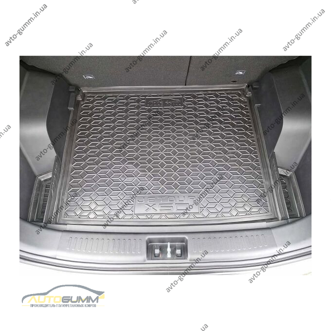 Автомобильный коврик в багажник Jetour X50 2025- (AVTO-Gumm)