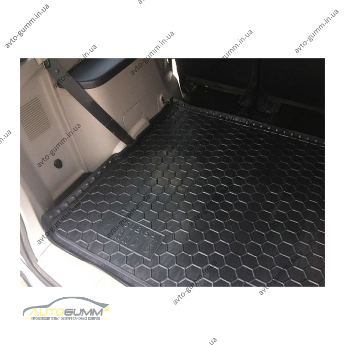 Автомобильный коврик в багажник Mitsubishi Grandis 2003- (удлиненный) (Avto-Gumm)