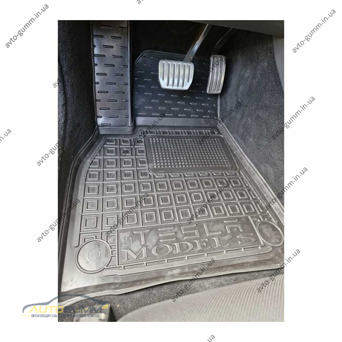 Автомобильные коврики в салон Tesla Model S 2021- (AVTO-Gumm)
