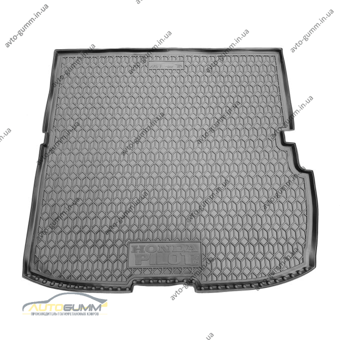 Автомобильный коврик в багажник Honda Pilot 2008-2015 (AVTO-Gumm)