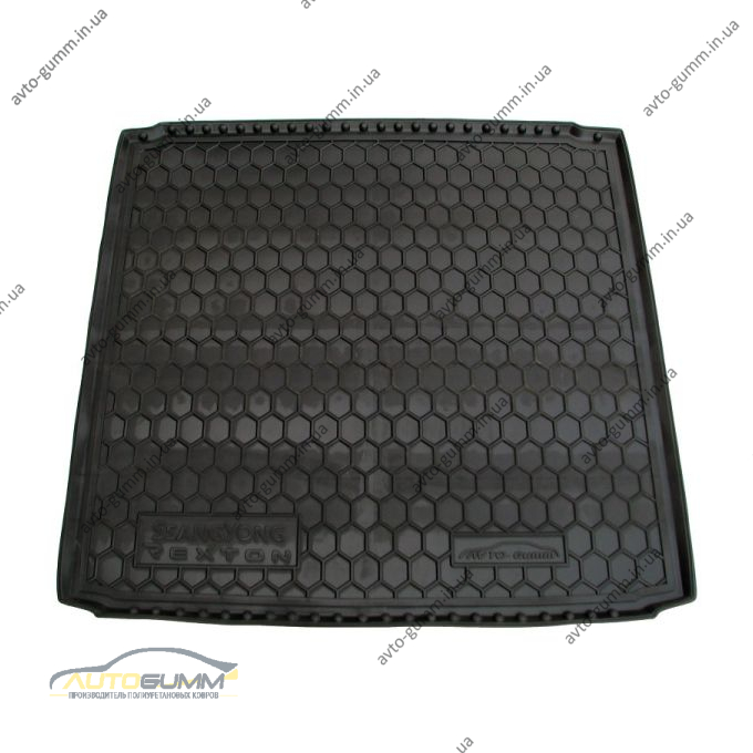 Автомобільний килимок в багажник SsangYong Rexton W 2013- (Avto-Gumm)