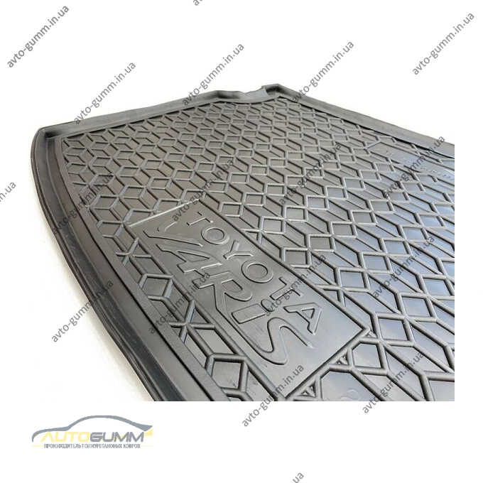 Автомобильный коврик в багажник Toyota Yaris 2021- (AVTO-Gumm)