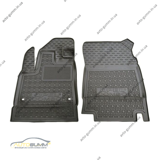 Передні килимки в автомобіль Opel Combo 2019- Base/Top (AVTO-Gumm)