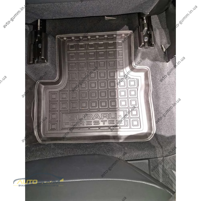 Килимки в салон Subaru Forester 6 2025- гумові, чорні (AVTO-Gumm)