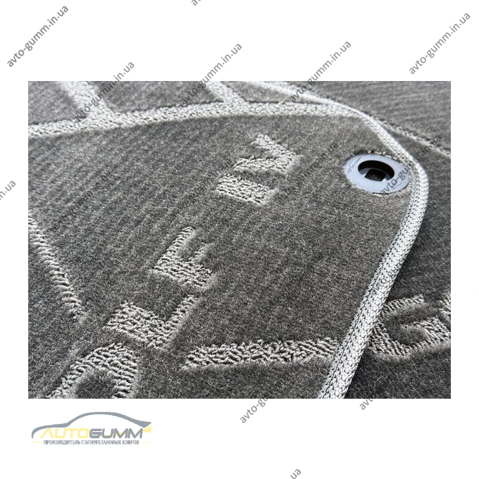 Текстильные коврики в салон Volkswagen Golf 4 1998-2003 (X) серые AVTO-Tex