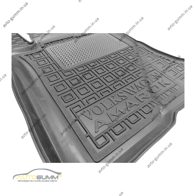 Водительский коврик в салон Volkswagen Amarok 2 2022- (AVTO-Gumm)
