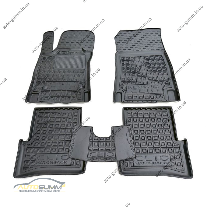 Автомобільні килимки в салон Renault Clio 4 2012- Hatchback (AVTO-Gumm)