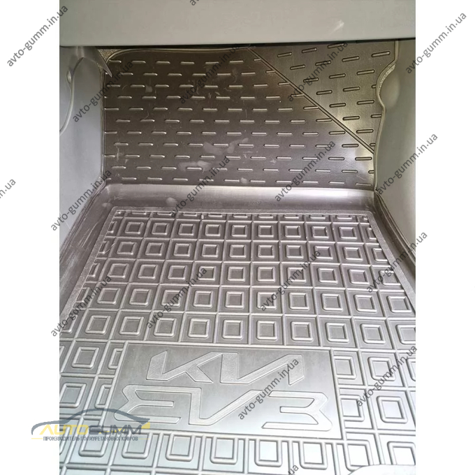 Килимки в салон Kia EV3 2024- гумові, чорні (AVTO-Gumm)