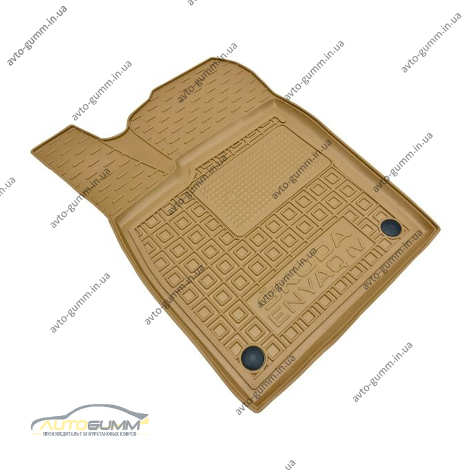 Автомобильные коврики в салон Skoda Enyaq 4 2021- бежевые (AVTO-Gumm)