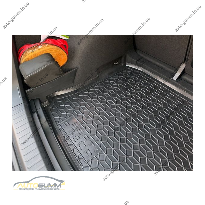 Автомобильный коврик в багажник Seat Ateca 2016- 2wd (Avto-Gumm)