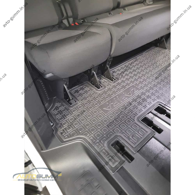 Автомобільні килимки в салон Opel Zafira Life 2019- 3-й ряд Business (Base) (8м) (AVTO-Gumm)