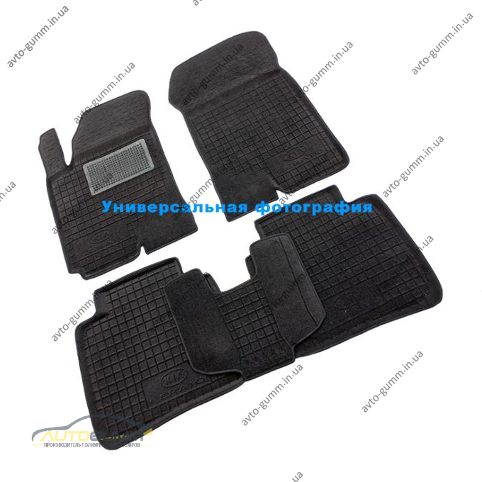 Гібридні килимки в салон Ford Fiesta 2008- (AVTO-Gumm)