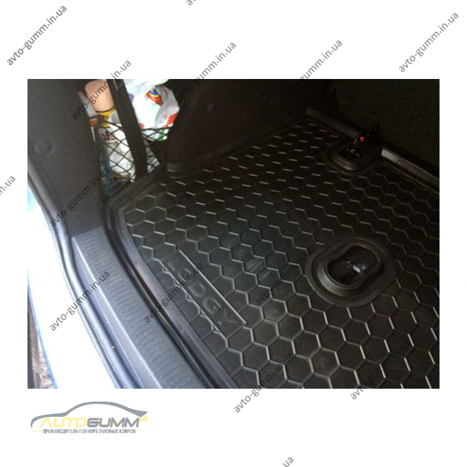 Автомобільний килимок в багажник Renault Lodgy 2013-2018 (Avto-Gumm)