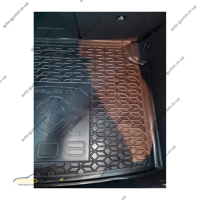 Автомобільний килимок в багажник Peugeot 308 2023- Hatchback (AVTO-Gumm)