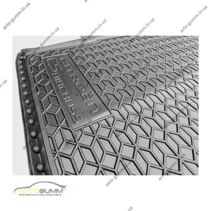 Автомобильный коврик в багажник Citroen C5 Aircross 2022- верхняя полка (AVTO-Gumm)