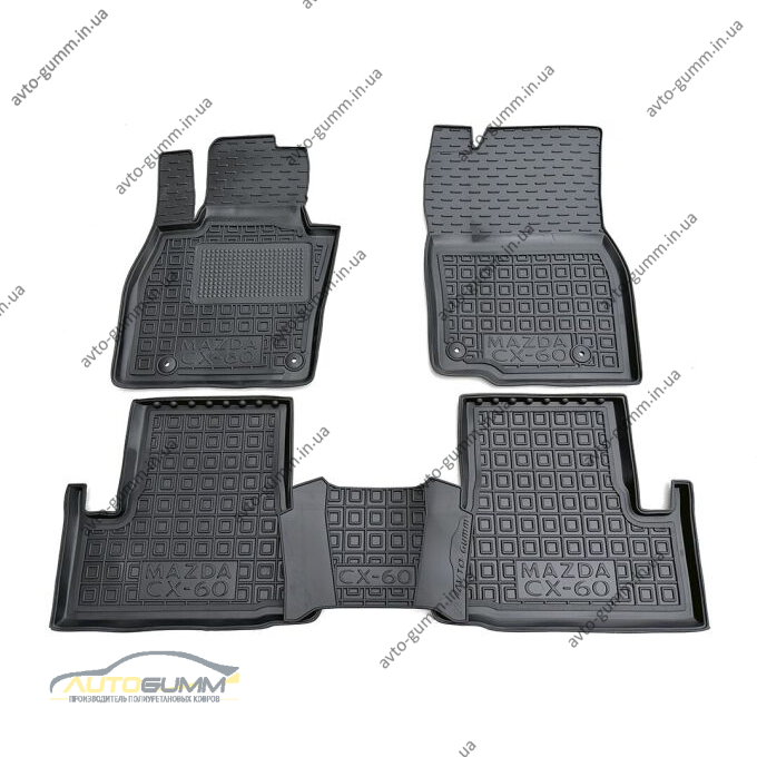 Автомобільні килимки в салон Mazda CX-60 2022- (AVTO-Gumm)