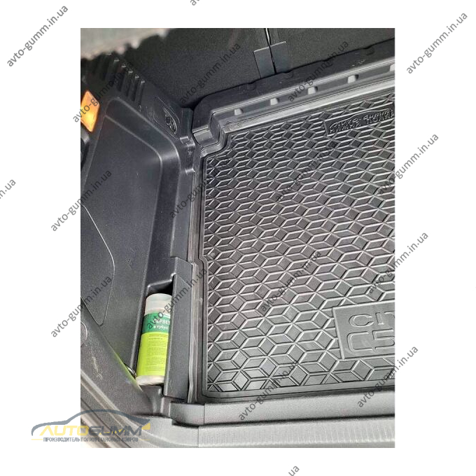Автомобильный коврик в багажник Citroen C5 Aircross 2018-2022 нижняя полка (AVTO-Gumm)