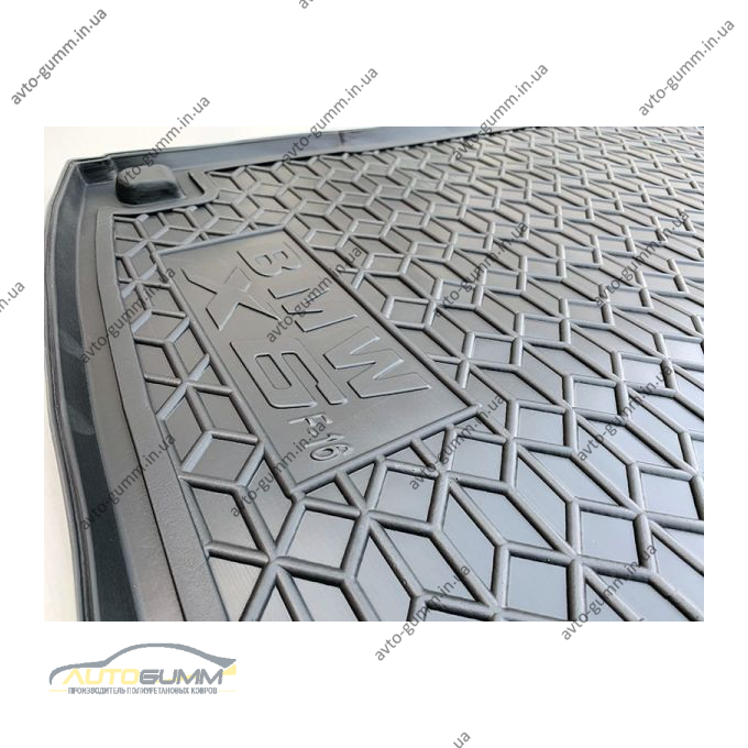 Автомобільний килимок в багажник BMW X6 (F16) 2014- (AVTO-Gumm)