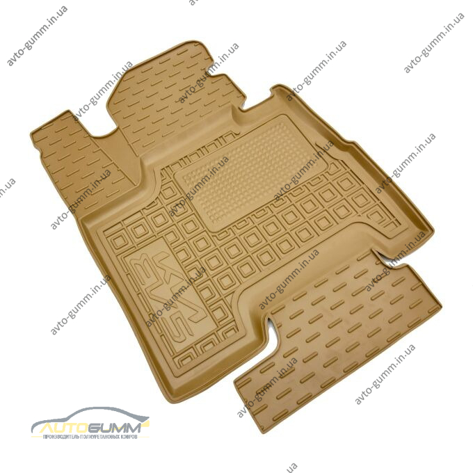 Автомобильные коврики в салон Kia EV5 2024- бежевые (AVTO-Gumm)