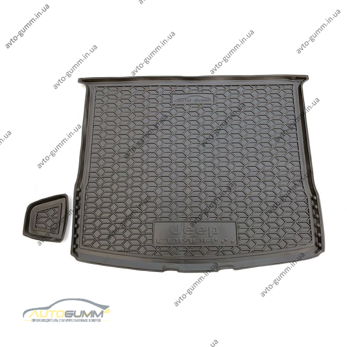 Автомобільний килимок в багажник Jeep Compass 2016- (AVTO-Gumm)