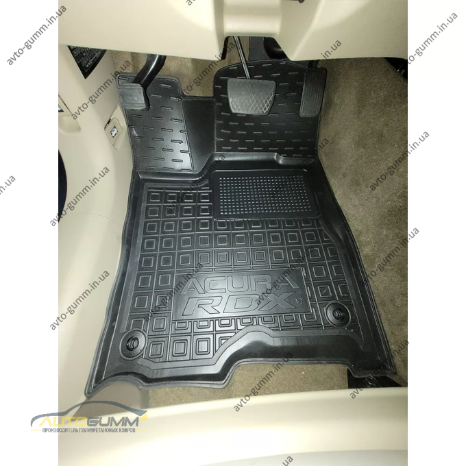 Килимки в салон Acura RDX 2014-2017 гумові, чорні (AVTO-Gumm)