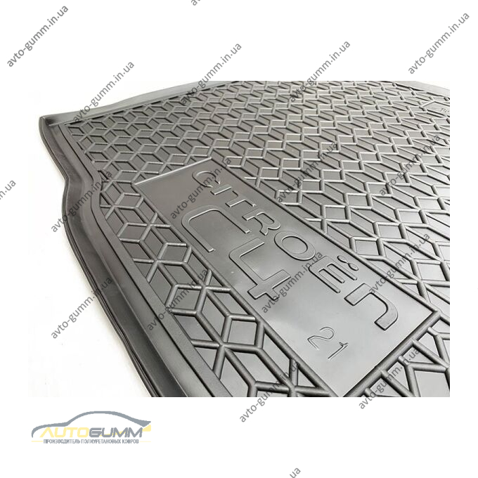 Автомобильный коврик в багажник Citroen C4 2021- (AVTO-Gumm)
