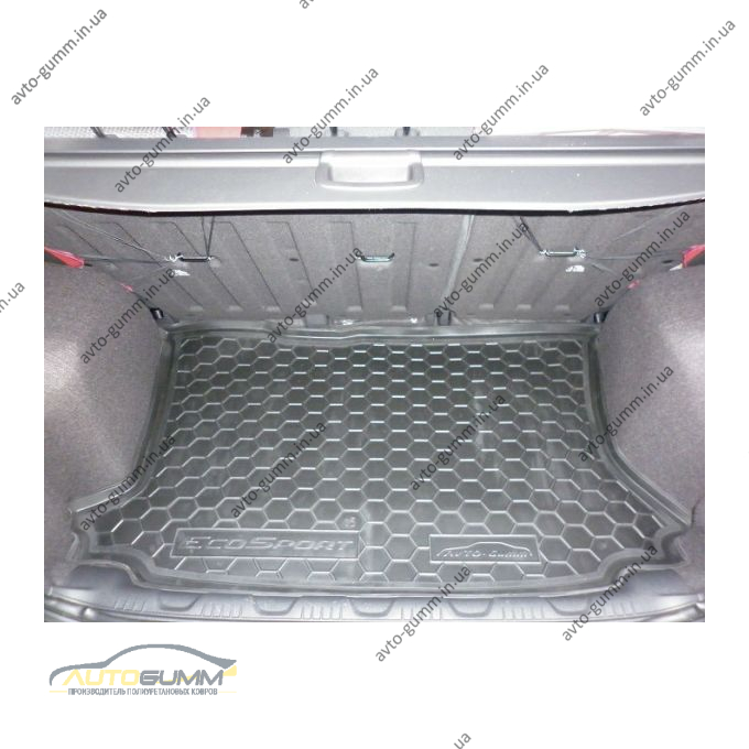 Автомобильный коврик в багажник Ford EcoSport 2015- (Avto-Gumm)