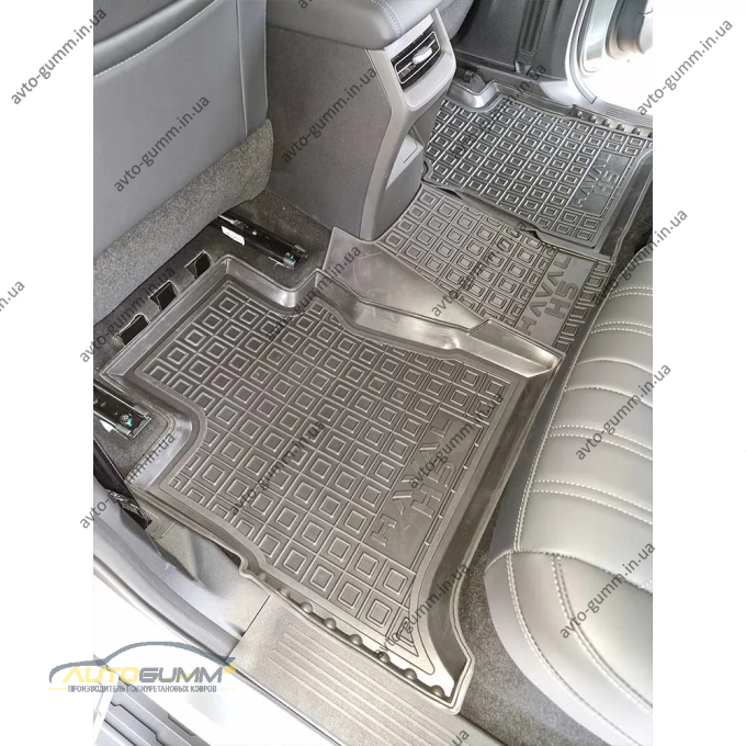 Килимки в салон Haval H5 2024- гумові, чорні (AVTO-Gumm)