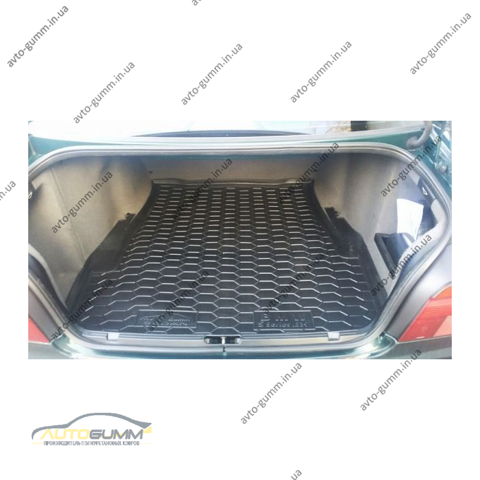 Автомобильный коврик в багажник BMW 5 (E39) 1996- Sedan (Avto-Gumm)