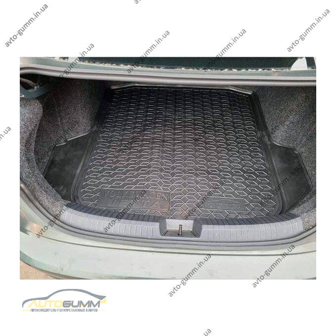 Автомобильный коврик в багажник Volkswagen Jetta 2019- USA (AVTO-Gumm)